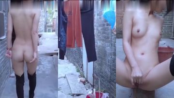 IKEA公开露出的女主角这次来逛古迹，在蜿蜒的巷道中以淫水作记号~